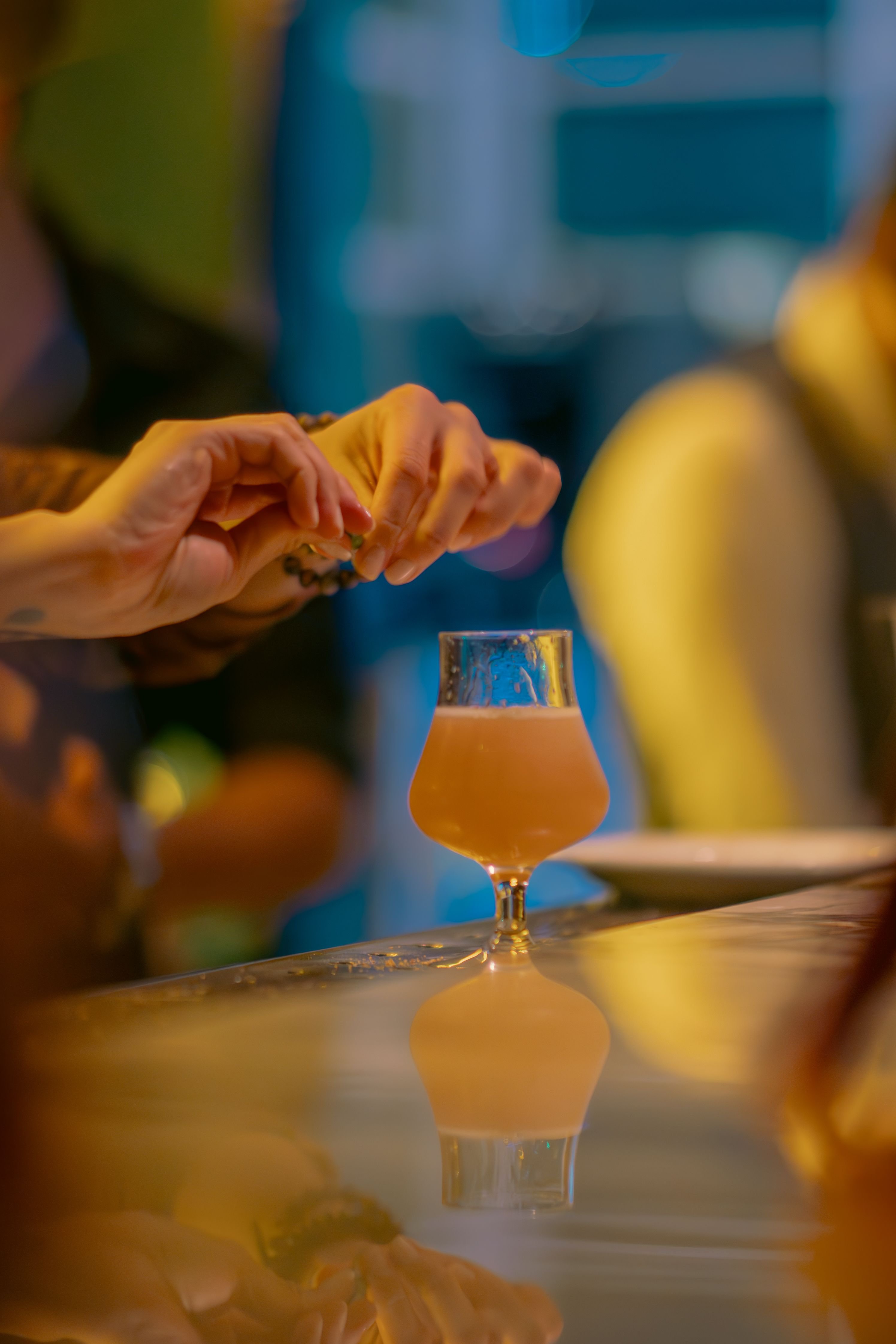 Coctel Banana Macunaíma por Ana Paula Ulrich en Monarca / Imagen cortesía de Andrés Viana