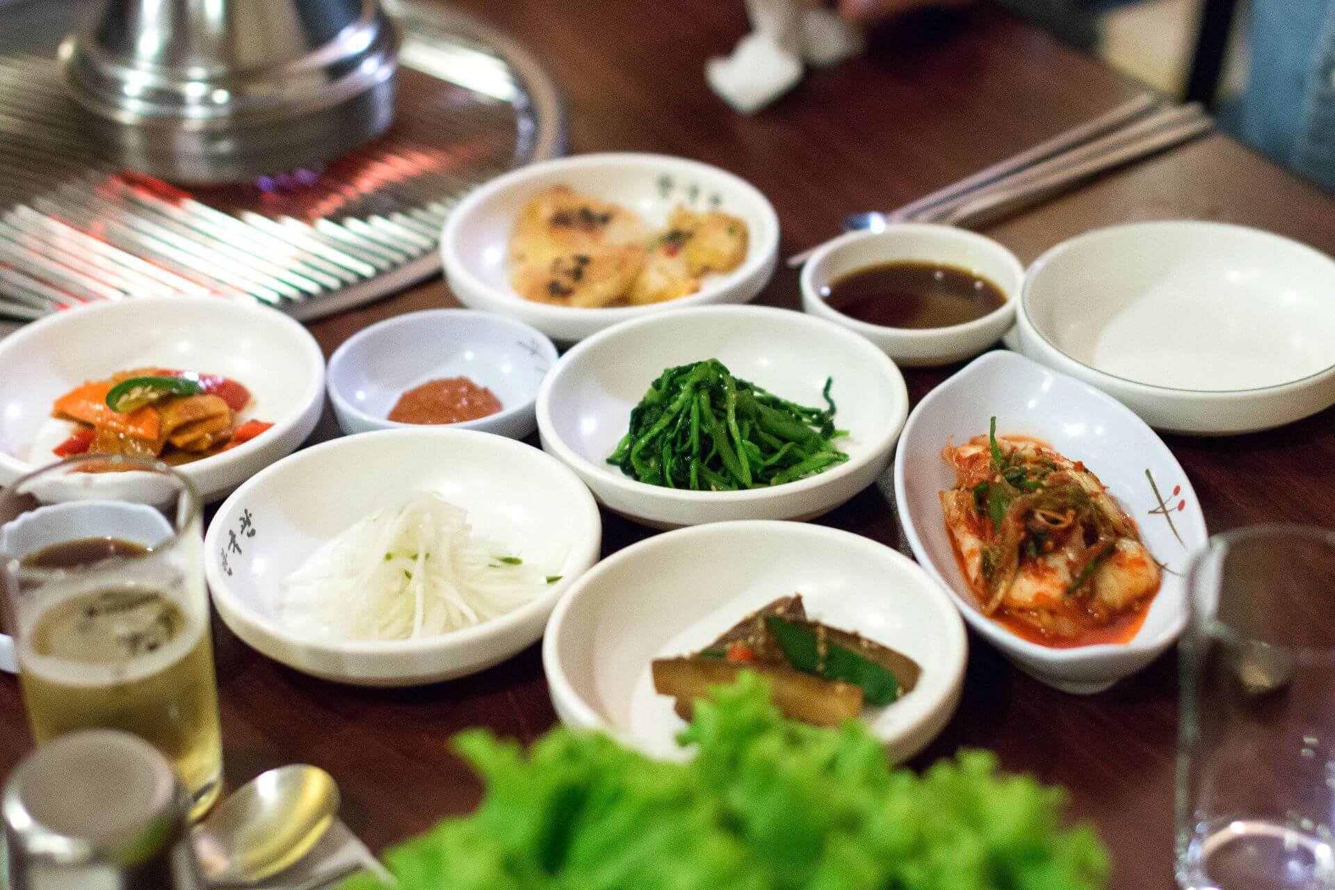 Banchan en Han Guk Gwan