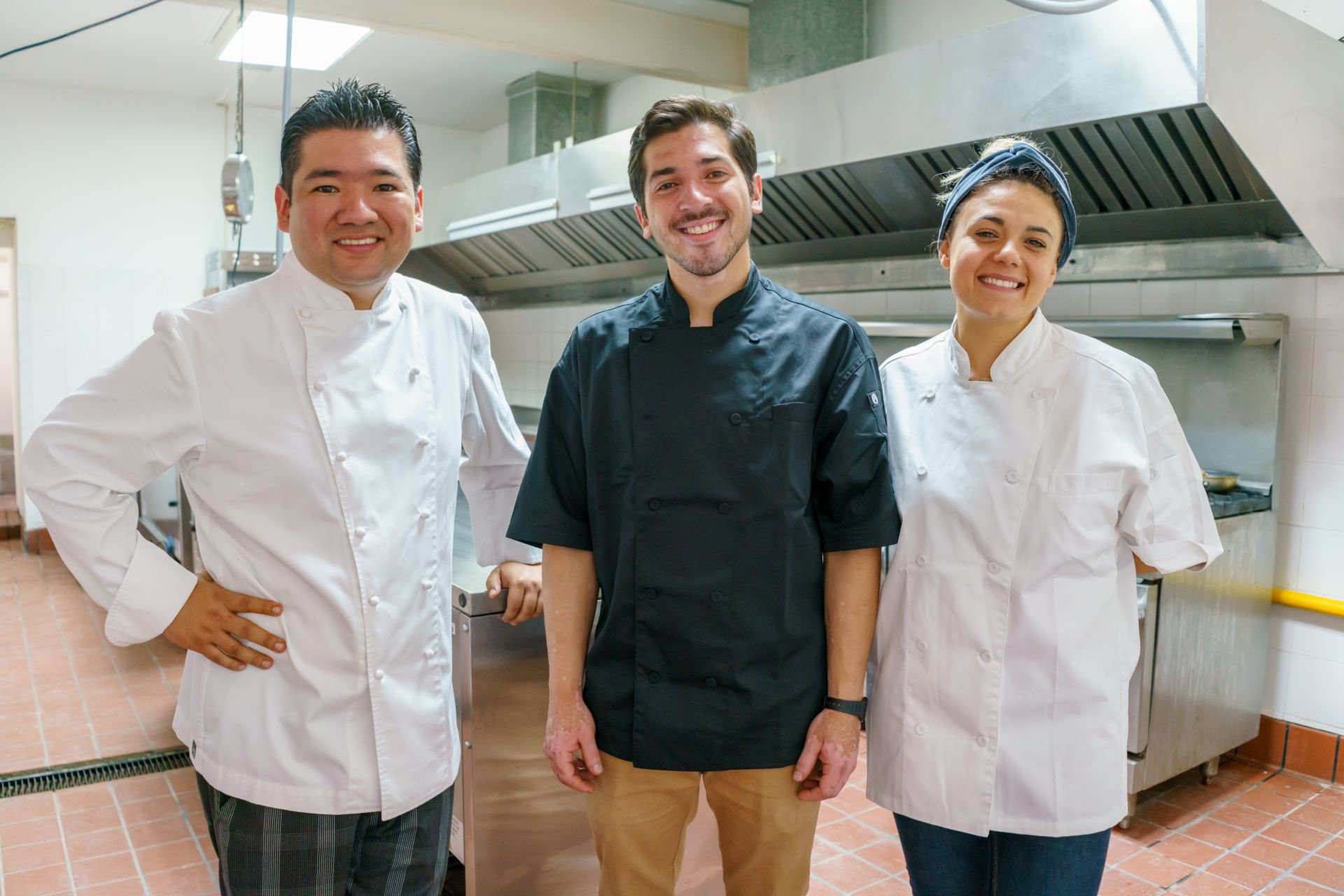 Sergio Díaz, Mario Garzaro y Dafne Sandoval