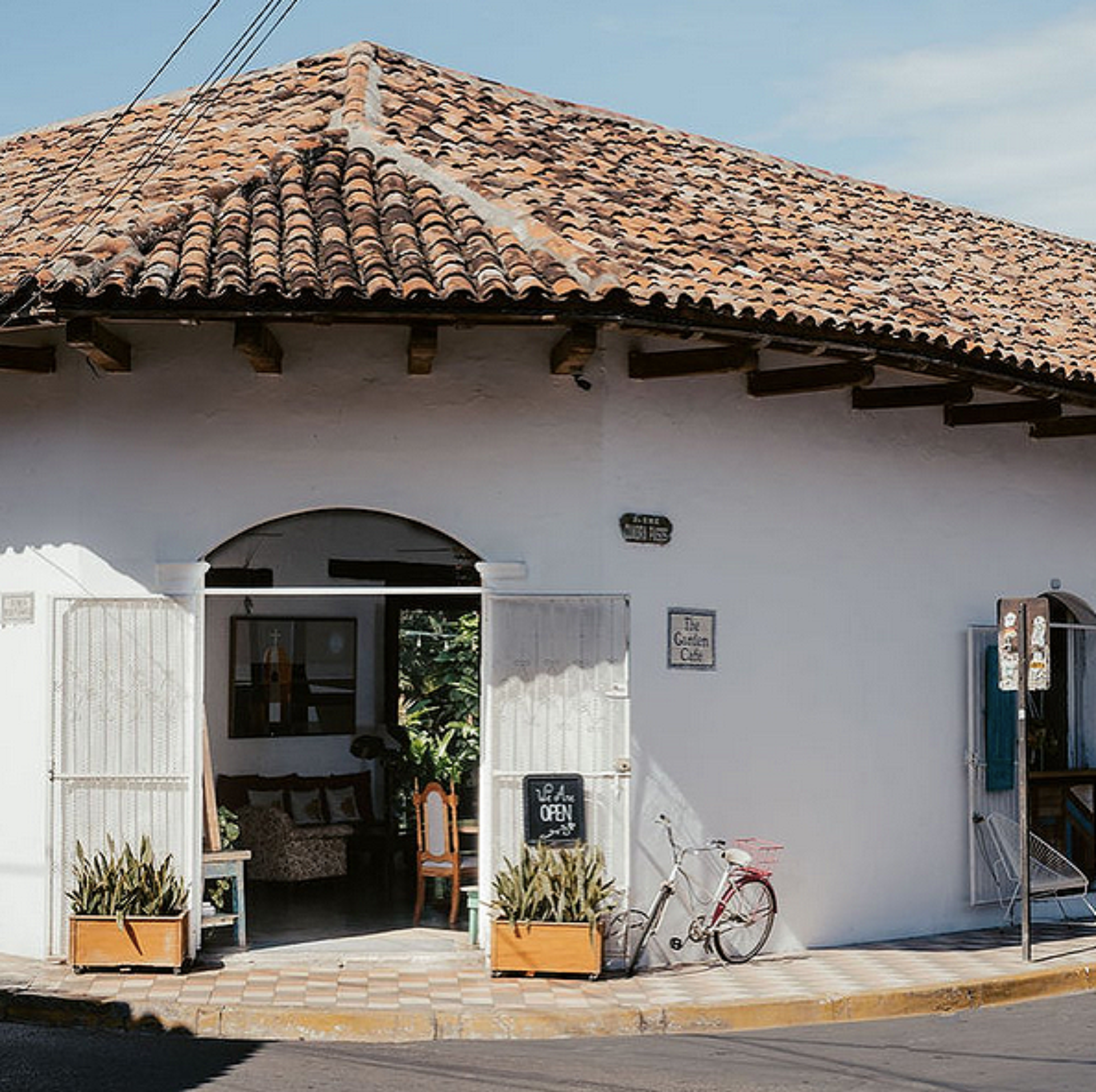 Garden Café en Granada, Nicaragua