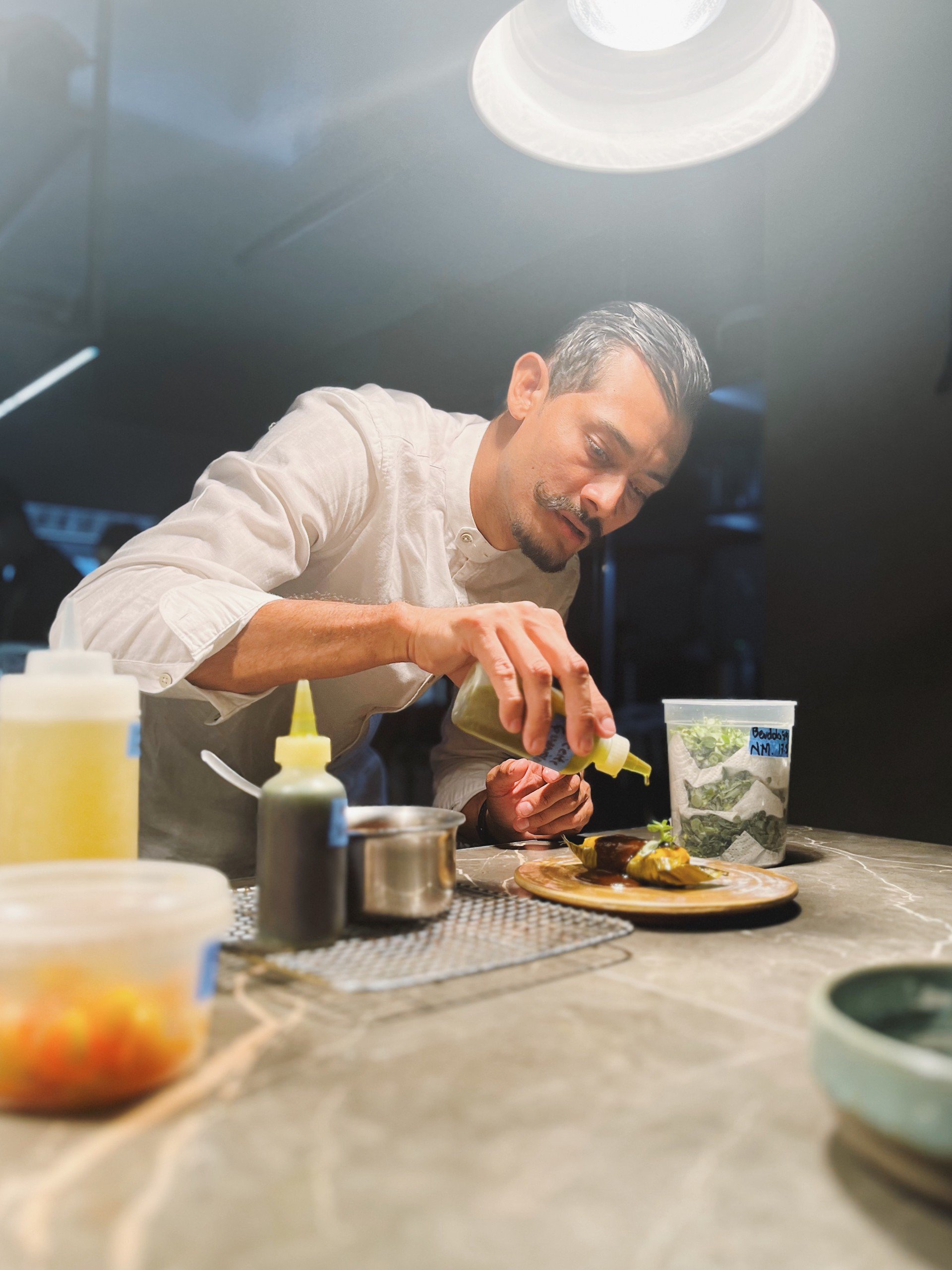 Eliseo Vargas, chef de NM Culinary en La Nueva Sangre de Centroamérica Unida en El Xolo