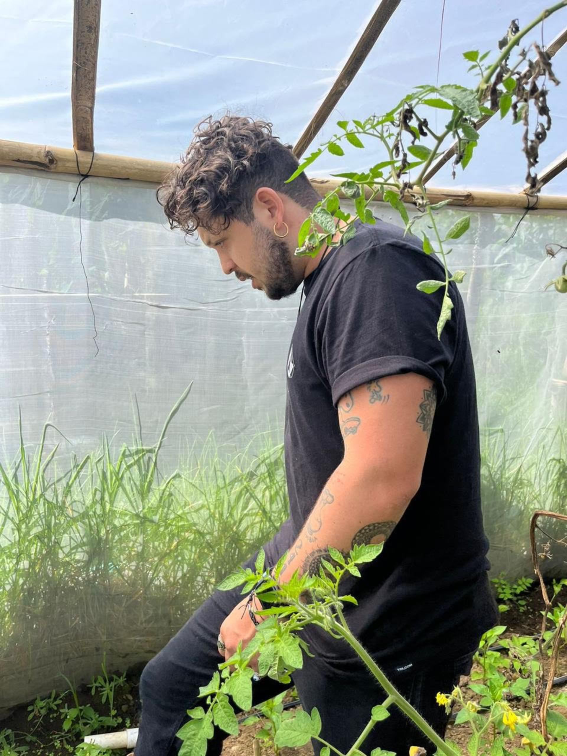 El chef Jeferson García de Afluente como parte de Los Diallá