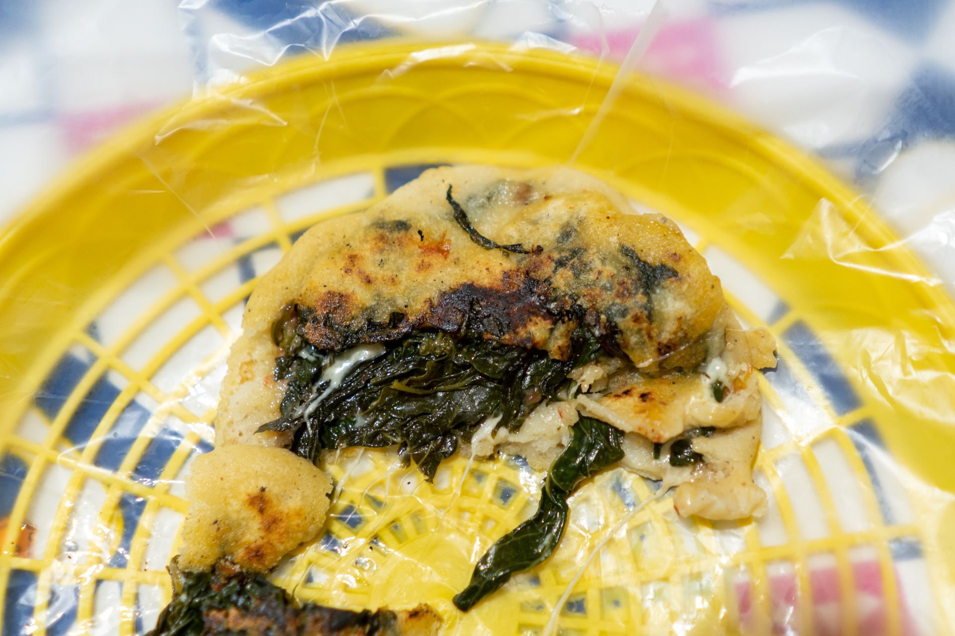 Pupusa de quilete/macuy