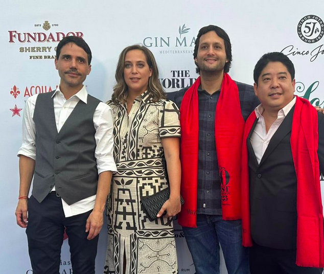 Virgilio Martínez, Pía León, Jaime Pesaque y Mitsuharu Tsumura.