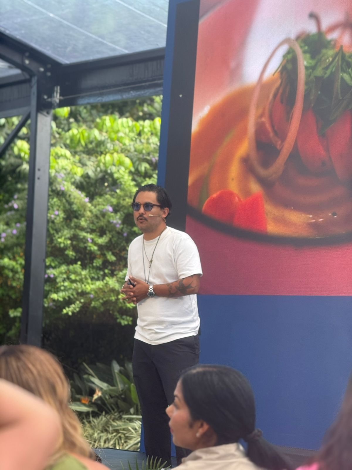 Pablo Díaz durante su Chef Talk