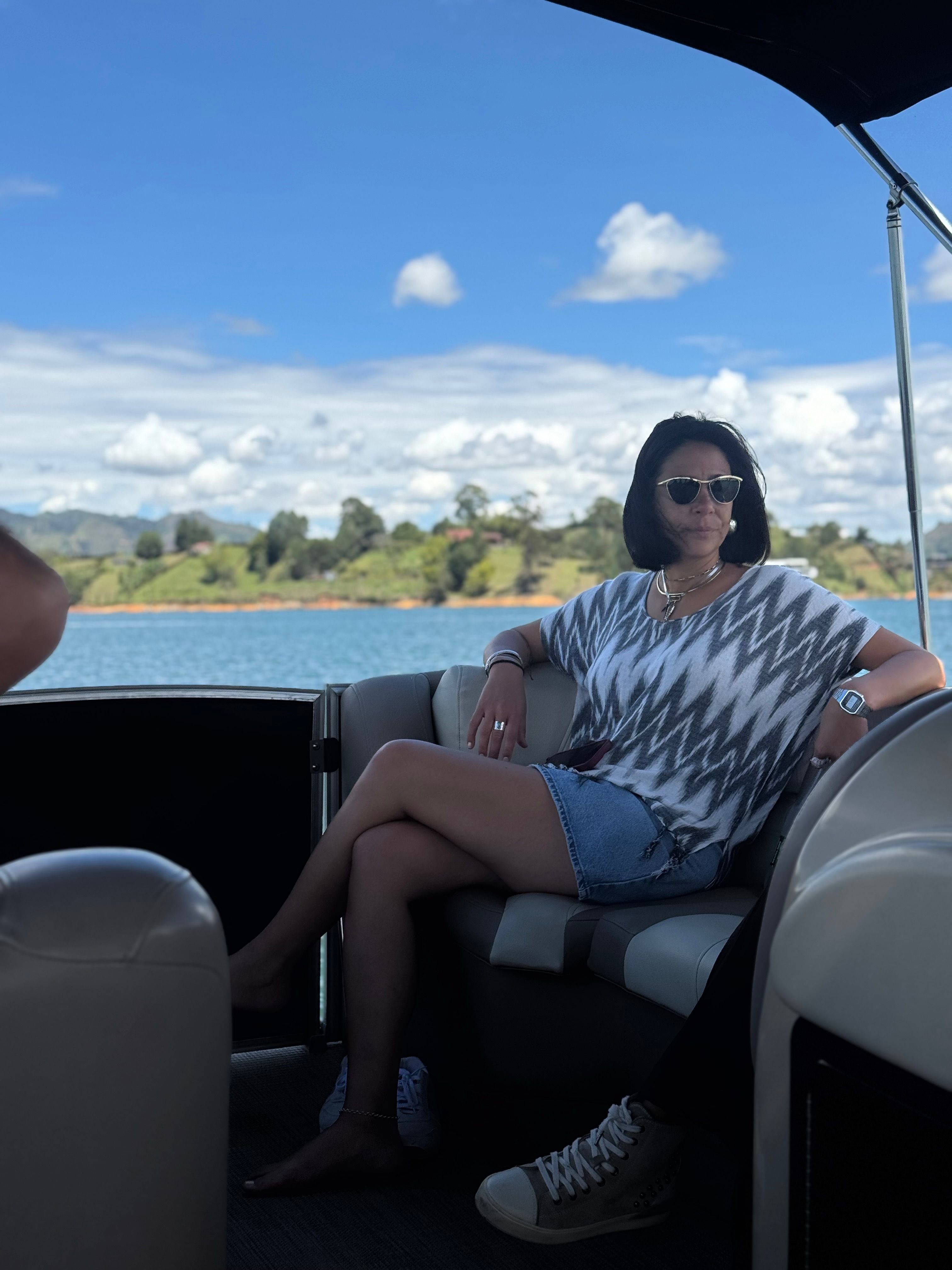 Marta Méndez en Guatapé, Antioquia, Colombia