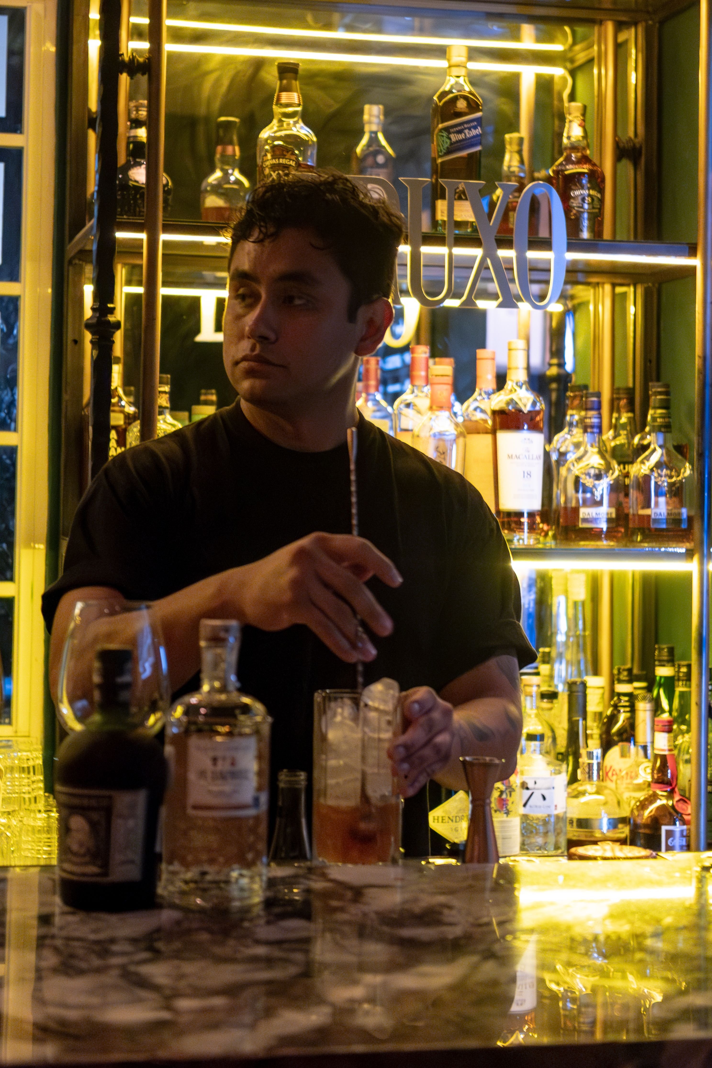 Colaboración de Jorge Urbano de San Juan Records en Bar Monarca / Imagen cortesía de Andrés Viana