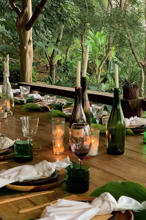 Cena de Cocina de Jardín en Utatlán