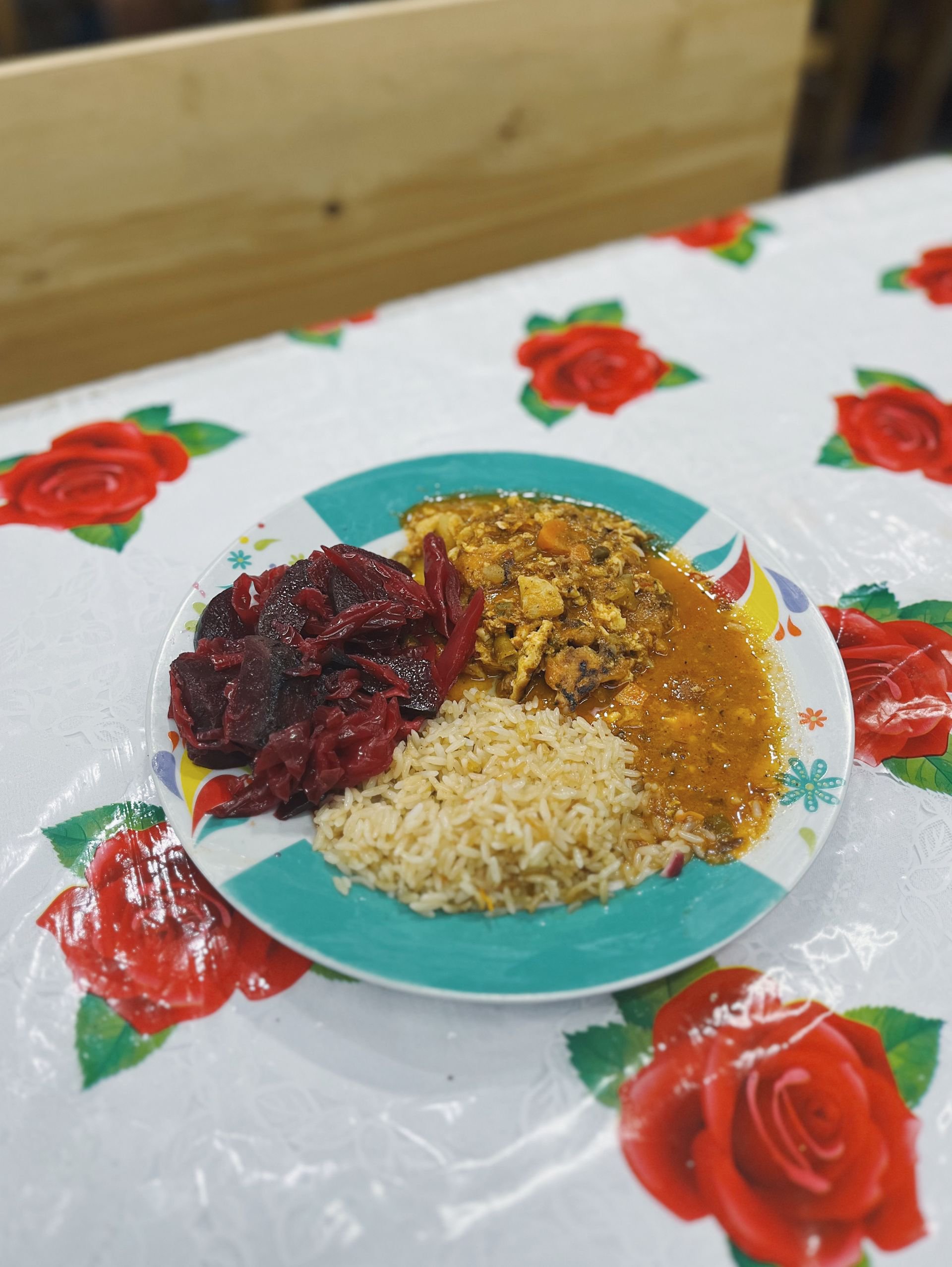Pescado a la Vizcaína y Encurtido de Comedor Lupita en Mercado Central - Zona 1