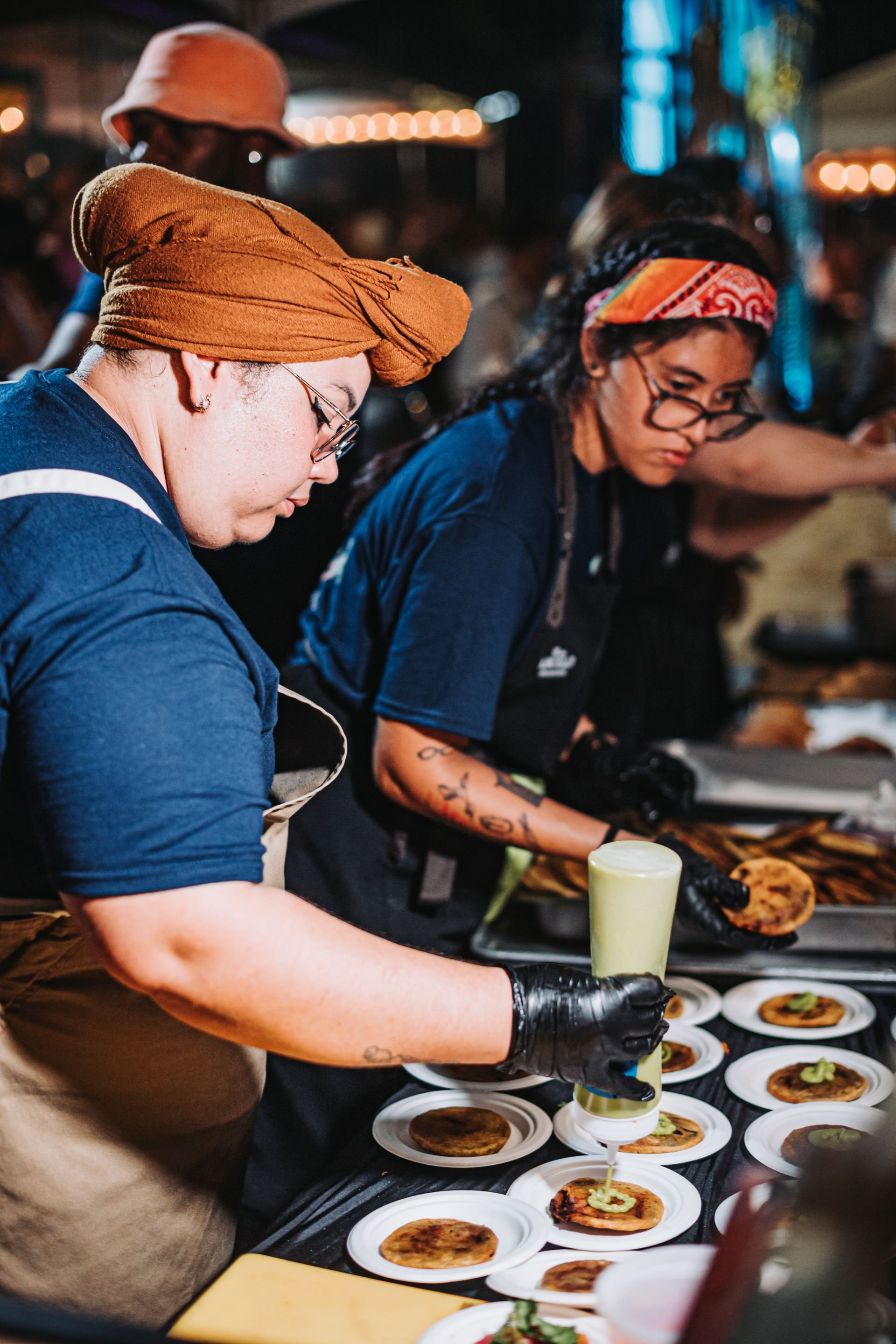 La chef salvadoreña Gracia Navarro durante Wegala Fest en Panamá