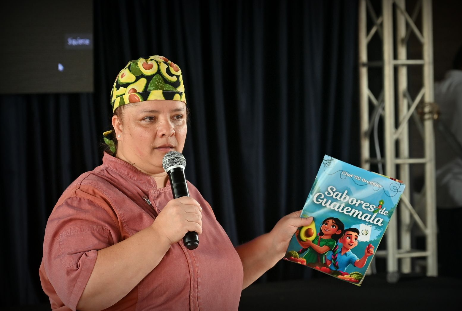 chef Titi Bruderer durante su participación en Guatemágica